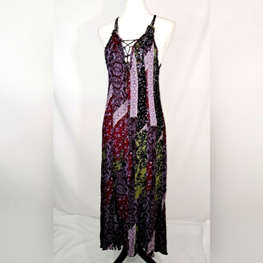 Free People Work of Art Maxi Dress Corset Style size Small